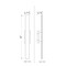 Z-Lite Stylet Outdoor Wall, 2-Light, 4.75 In.W x 36 In.L x 3.75 In.H, Sand Black/White 5006-36BK-LED - alternate 8